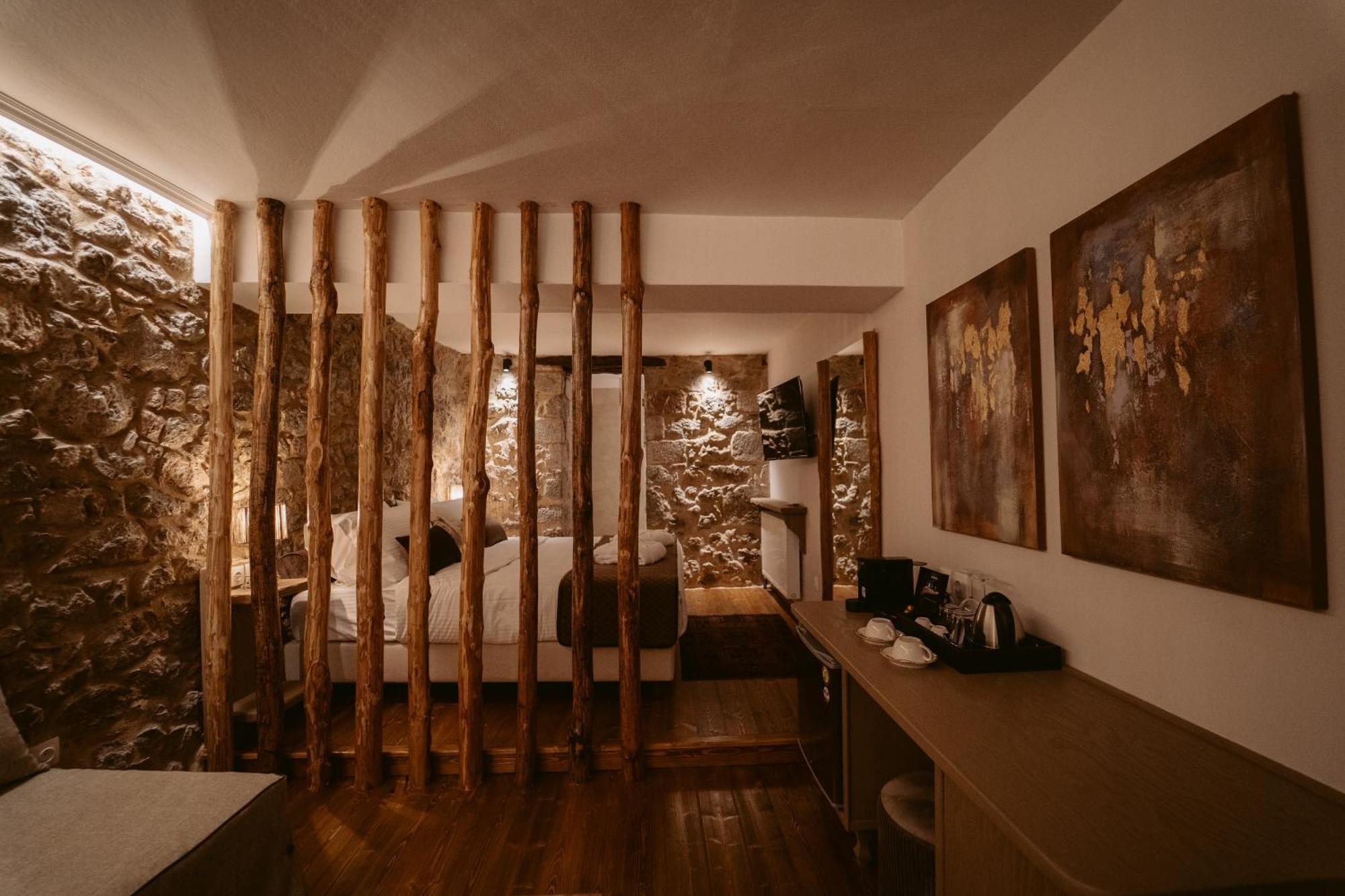 Afanos Guesthouse أراخوفا الغرفة الصورة