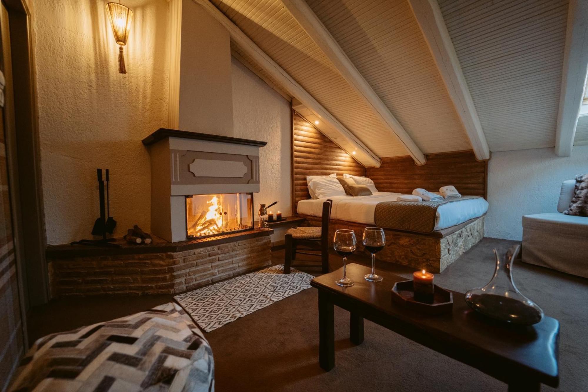 Afanos Guesthouse أراخوفا الغرفة الصورة