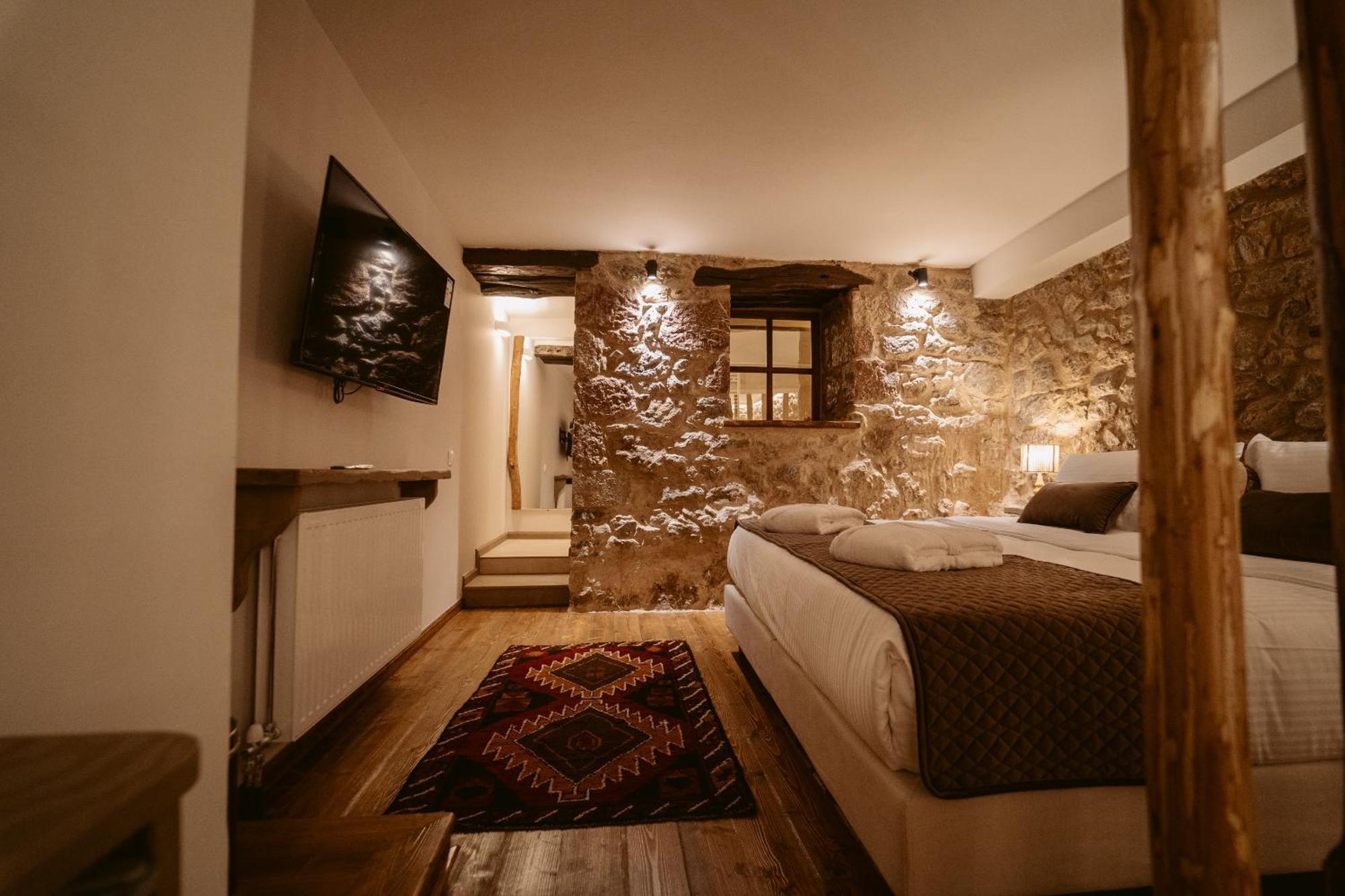 Afanos Guesthouse أراخوفا الغرفة الصورة