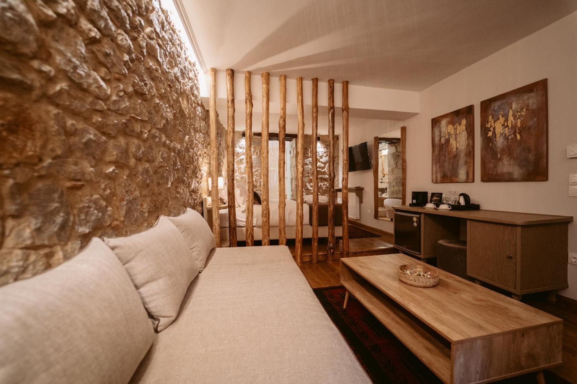 Afanos Guesthouse أراخوفا الغرفة الصورة