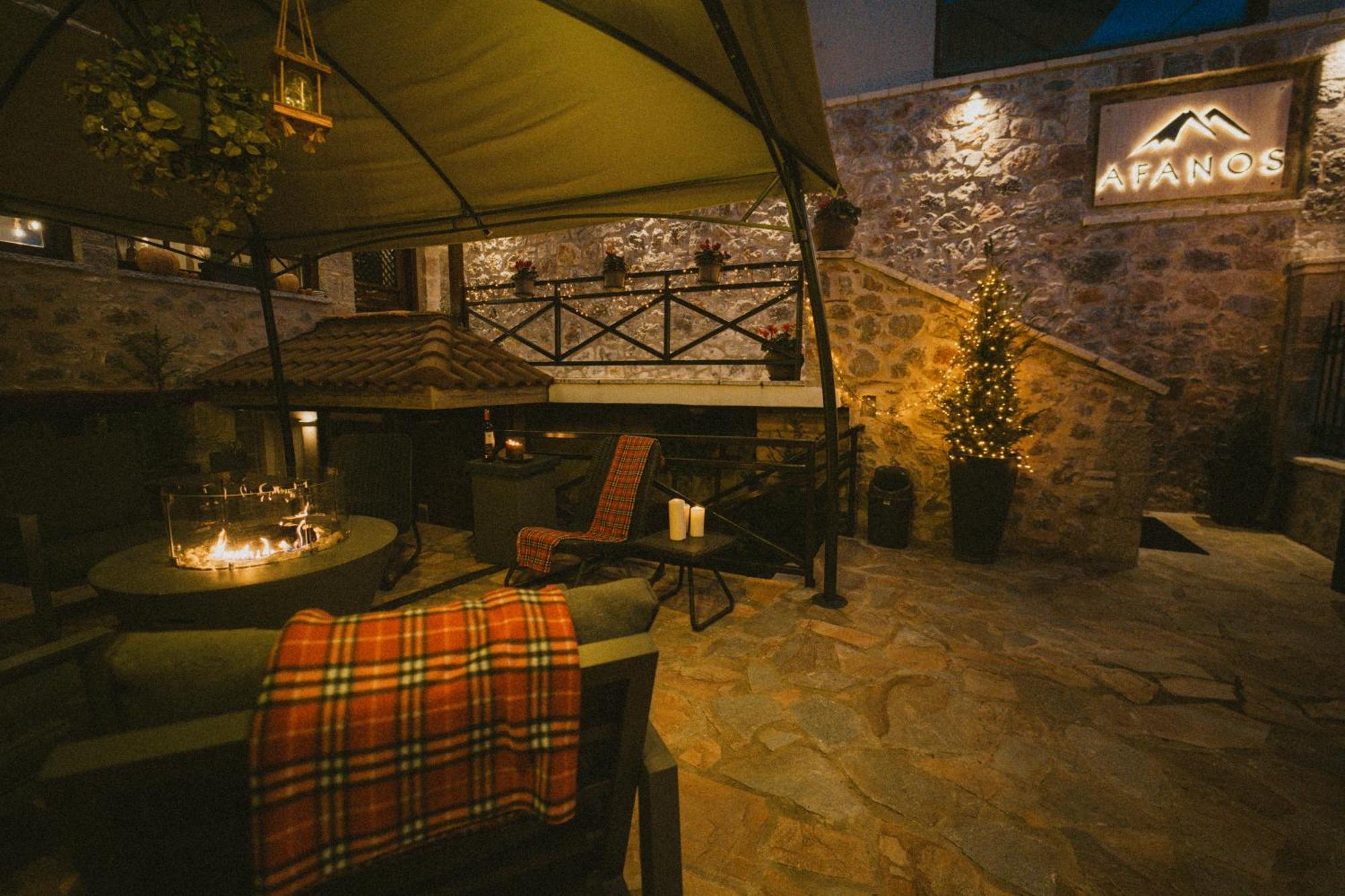 Afanos Guesthouse أراخوفا المظهر الخارجي الصورة