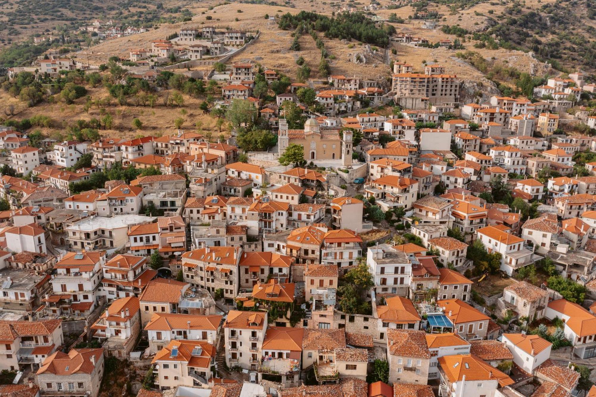 Afanos Guesthouse أراخوفا المظهر الخارجي الصورة
